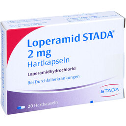 Abbildung: Loperamid STADA 2 mg Hartkapseln 20 St, Hartkapseln PZN 07722015