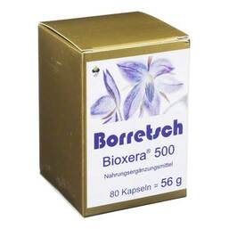 Abbildung: Borretsch Bioxera 500 Kapsel 80 St, Kapseln PZN 07737844 