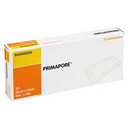 Abbildung: Primapore Wundverband 25x10 cm 20 St, Verband PZN 07738884