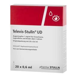 Abbildung: Televis Stulln UD Augentropfen 20X0.6 ml, Augentropfen PZN 07750098