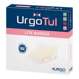Abbildung: Urgotül Lite Border 8x8 cm Verband Spender 50 St, Verband PZN 07750313