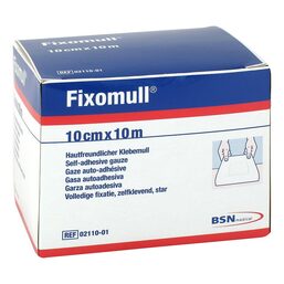 Abbildung: Fixomull 10mx10cm 1 St, Pflaster PZN 07750678