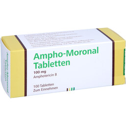 Abbildung: Ampho Moronal Tabletten 100 mg 100 St, Tabletten PZN 07767816
