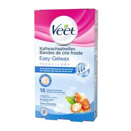 Abbildung: Veet Kaltwachs-Streifen Bikinizone & Achseln Streifen, 16 St PZN 07768448