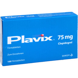 Abbildung: Plavix 75 mg Filmtabletten 100 St, Filmtabletten PZN 07770770