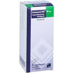 Abbildung: Esomeprazol TAD 40 mg magensaftresistent Hartkapseln 98 St, Magensaftresistente Hartkapseln PZN 07772935