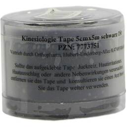 Abbildung: Kinesiologie Tape 5 cm x 5 m schwarz 1 St PZN 07773751