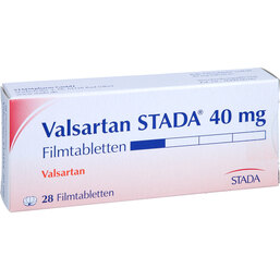 Abbildung: Valsartan STADA 40 mg Filmtabletten 28 St, Filmtabletten PZN 07778228