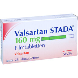 Abbildung: Valsartan STADA 160 mg Filmtabletten 28 St, Filmtabletten PZN 07778300