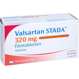 Abbildung: Valsartan STADA 320 mg Filmtabletten 56 St, Filmtabletten PZN 07778375