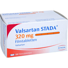 Abbildung: Valsartan STADA 320 mg Filmtabletten 98 St, Filmtabletten PZN 07778381