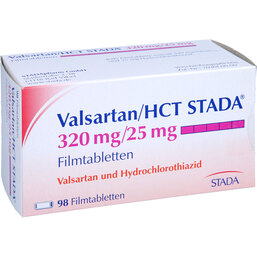 Abbildung: Valsartan HCT STADA 320 mg / 25 mg Filmtabletten 98 St, Filmtabletten PZN 07778530