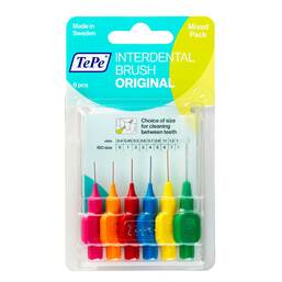 Abbildung: Tepe Interdentalbürste gemischt 6 St, Zahnbürste PZN 07784594