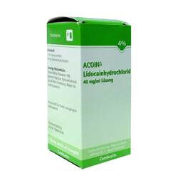 Abbildung: Acoin Lidocainhydrochlorid 40 mg / ml Lösung Lösung, 50 ml PZN 07788652