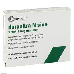 Abbildung: Duraultra N sine Augentropfen 10X0.6 ml, Augentropfen PZN 07788681