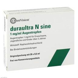 Abbildung: Duraultra N sine Augentropfen 20X0.6 ml, Augentropfen PZN 07788698