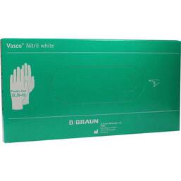 Abbildung: Vasco Nitril white Untersuchungshandschuhe Größe XL 90 St, Handschuhe PZN 07789410