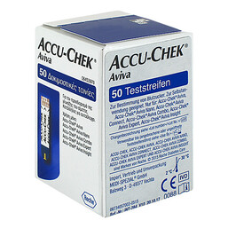 Abbildung: Accu Chek Aviva Plasma II Teststreifen 50 St, Teststreifen PZN 07798449
