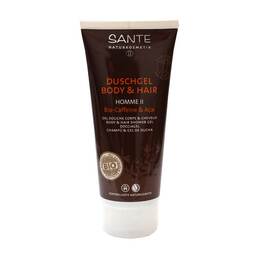 Abbildung: Sante Homme II Duschgel Body & Hair Bio-Caffeine & 1 St Gel, 200 ml PZN 08012330