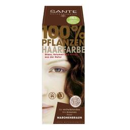 Abbildung: Sante Pflanzen Haarfarbe maronenbraun 1 St Pulver, 100 g PZN 08012342