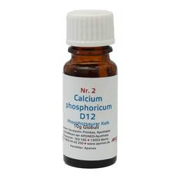 Abbildung: Biochemie 2 Calcium phosphoricum D12 Globuli, 10 g PZN 08012649