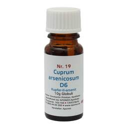 Abbildung: Biochemie 19 Cuprum arsenicosum D6 Globuli, 10 g PZN 08012667