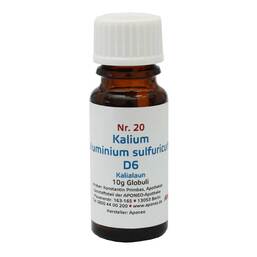 Abbildung: Biochemie 20 Kalium Aluminium sulfuricum D6 Globuli, 10 g PZN 08012668