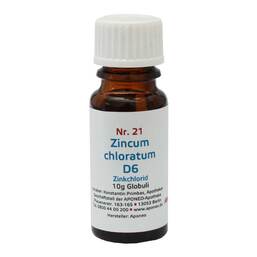 Abbildung: Biochemie 21 Zincum chloratum D6 Globuli, 10 g PZN 08012670