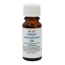 Abbildung: Biochemie 27 Kalium bichromicum D6 Globuli, 10 g PZN 08012677