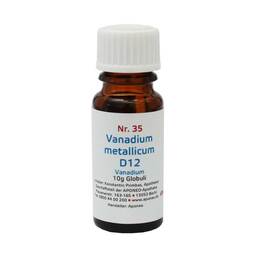 Abbildung: Biochemie 35 Vanadium metallicum D12 Globuli, 10 g PZN 08012686