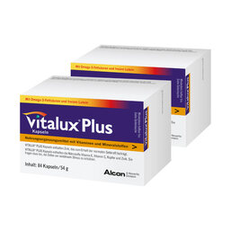 Abbildung: Vitalux Plus Lutein und Omega 3 Kapseln, 168 St PZN 08029927