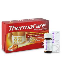 Abbildung: Thermacare Rückenumschläge 2 St + Ranocalcin 100 Tbl Kombipackung, 1 St PZN 08029972