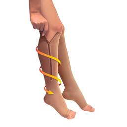 Abbildung: Kompressionsocken beige S-XL 1 P PZN 08030454