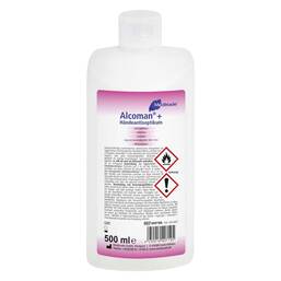 Abbildung: Alcoman + Händeantiseptikum Lösung, 500 ml PZN 08030498