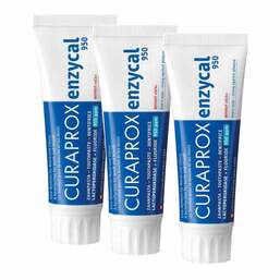 Abbildung: Curaprox enzycal 950 Fluorid extra milde Zahnpasta 225 ml PZN 08031085