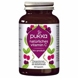 Abbildung: Pukka Natürliches Vitamin C Kapseln, 60 St PZN 08031133