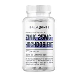 Abbildung: Zink hochdosiert Balasense 25 mg Tabletten, 180 St PZN 08031371
