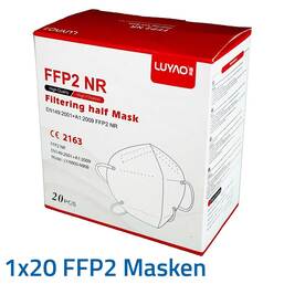 Abbildung: FFP2 Maske Luyao Gesichtsmaske, 20 St PZN 08031414