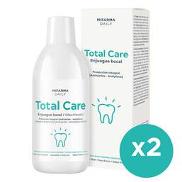 Abbildung: Mifarma Mundspülung Karies & Plaque Lösung, 2x500 ml PZN 08031488
