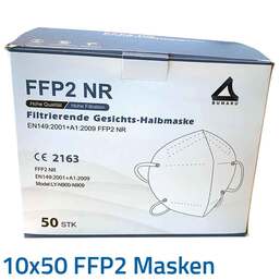Abbildung: FFP2 Maske Luyao Gesichtsmaske, 10x50 St PZN 08031501