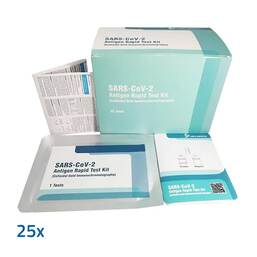 Abbildung: LEPU Medical SARS-CoV-2 Corona Antigen Nasentest Selbsttest Test, 25 St PZN 08031532