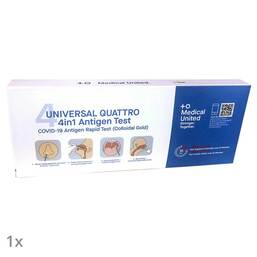 Abbildung: JOINSTAR Universal Quattro 4in1 Corona Antigen Test Test, 1 St PZN 08031553