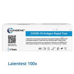 Abbildung: CLUNGENE Covid-19 Corona Antigen Selbsttest Nasentest Test, 100 St PZN 08031583