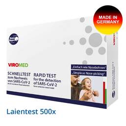 Abbildung: VIROMED NanoRepro COVID-19 Antigen Nasentest Selbsttest Test, 500 St PZN 08031588