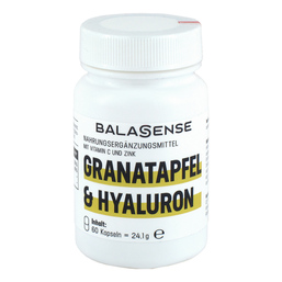 Abbildung: Balasense Granatapfel & Hyaluron Kapseln, 60 St PZN 08031674