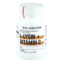 Abbildung: Balasense L-Lysin & Vitamin C Kapseln, 60 St PZN 08031678
