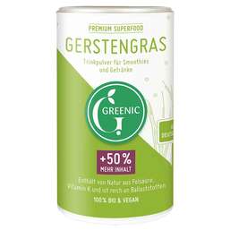 Abbildung: Greenic Gerstengras Pulver Pulver, 150 g PZN 08031750