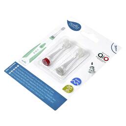 Abbildung: Nuvita Ersatzbürstenköpfe Sonic Clean & Care Größe S 2 St PZN 08031833