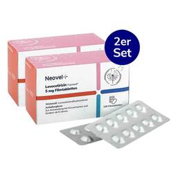 Abbildung: Levocetirizin Fairmed 5 mg Filmtabletten Neovel+ Filmtabletten, 2x100 St PZN 08031947