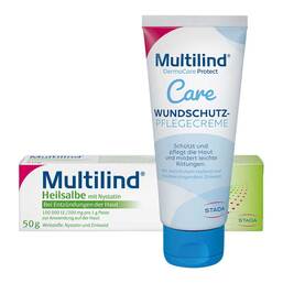 Abbildung: Multilind Heilsalbe und Dermacare Creme Vorteilsset 1 St, Kombipackung PZN 08031950